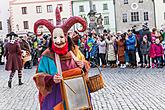 masopustní průvod ZUŠ Český Krumlov 
